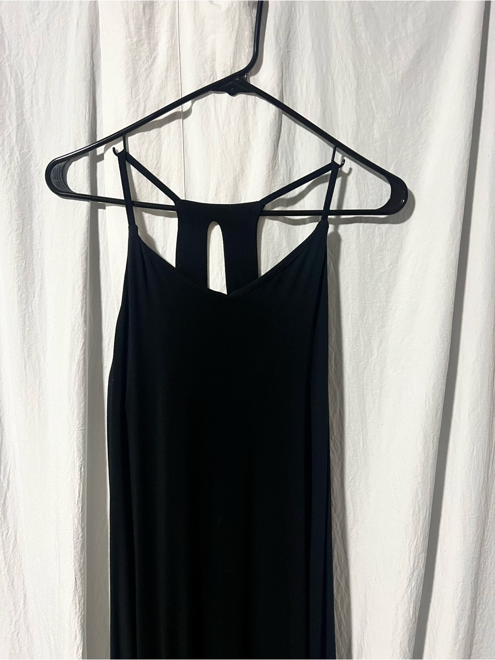Nicole Miller Black Strappy Maxi Dress